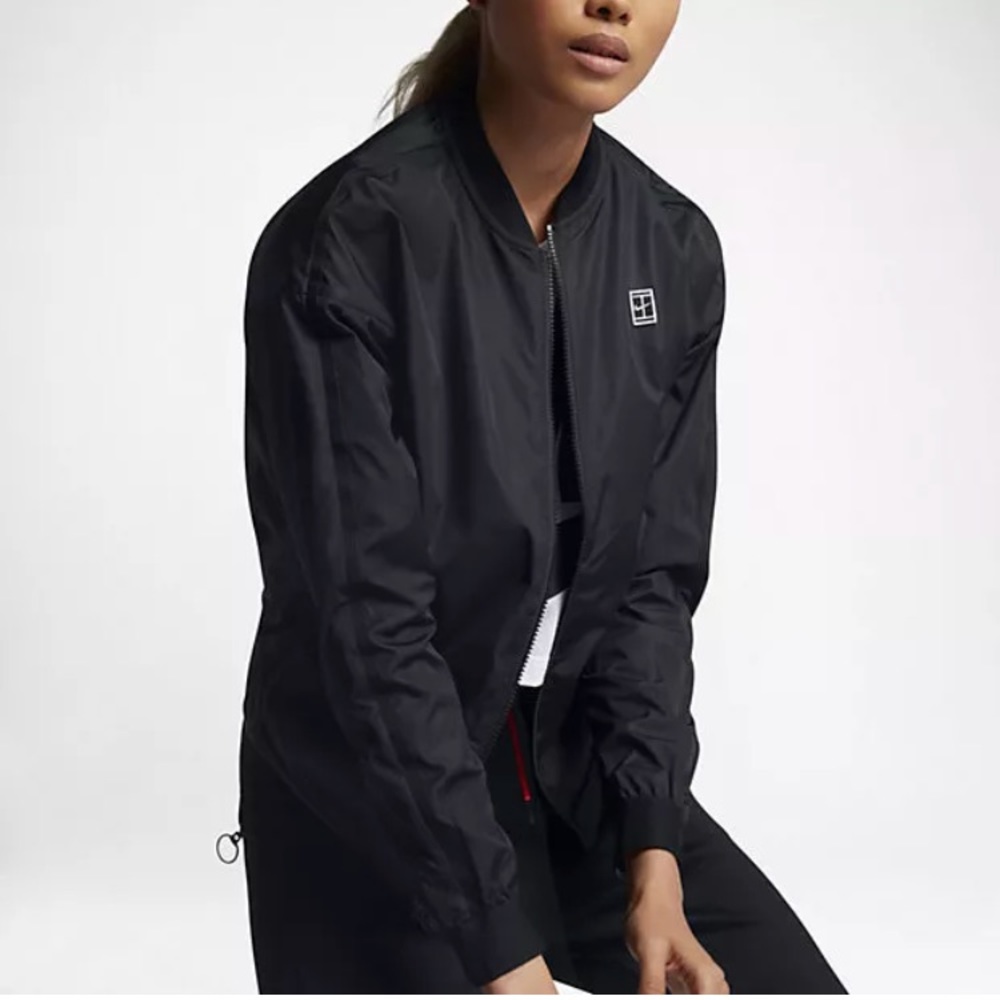 Nike women’s tennis court jacket bomber NWT Sz L